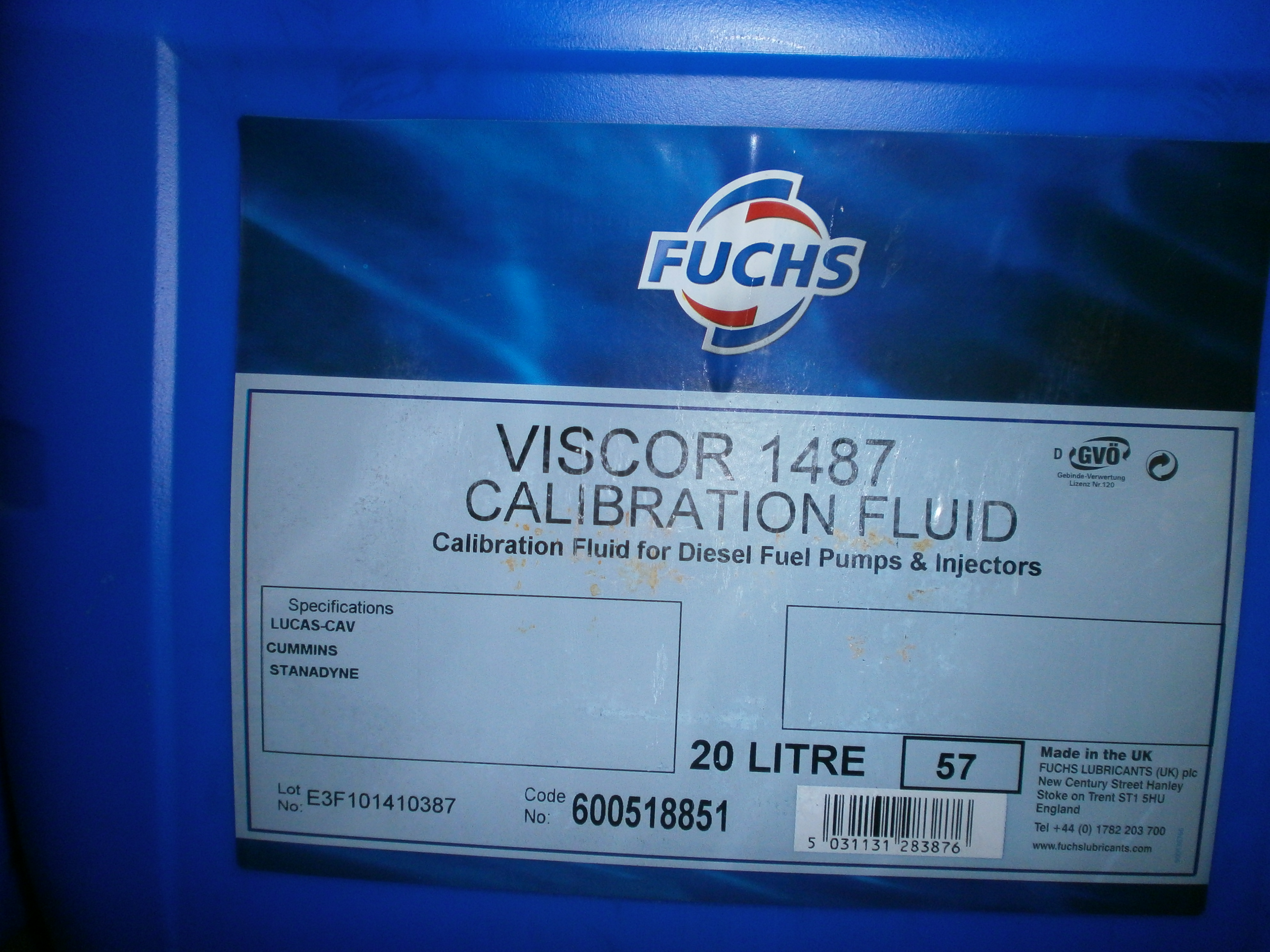 (FVISCOR1487-2) Ника VISCOR1487-2 Калибровочная жидкость